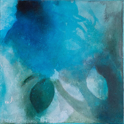 Velo azzurro by Luciana Livi, Painting for Sale on Select
