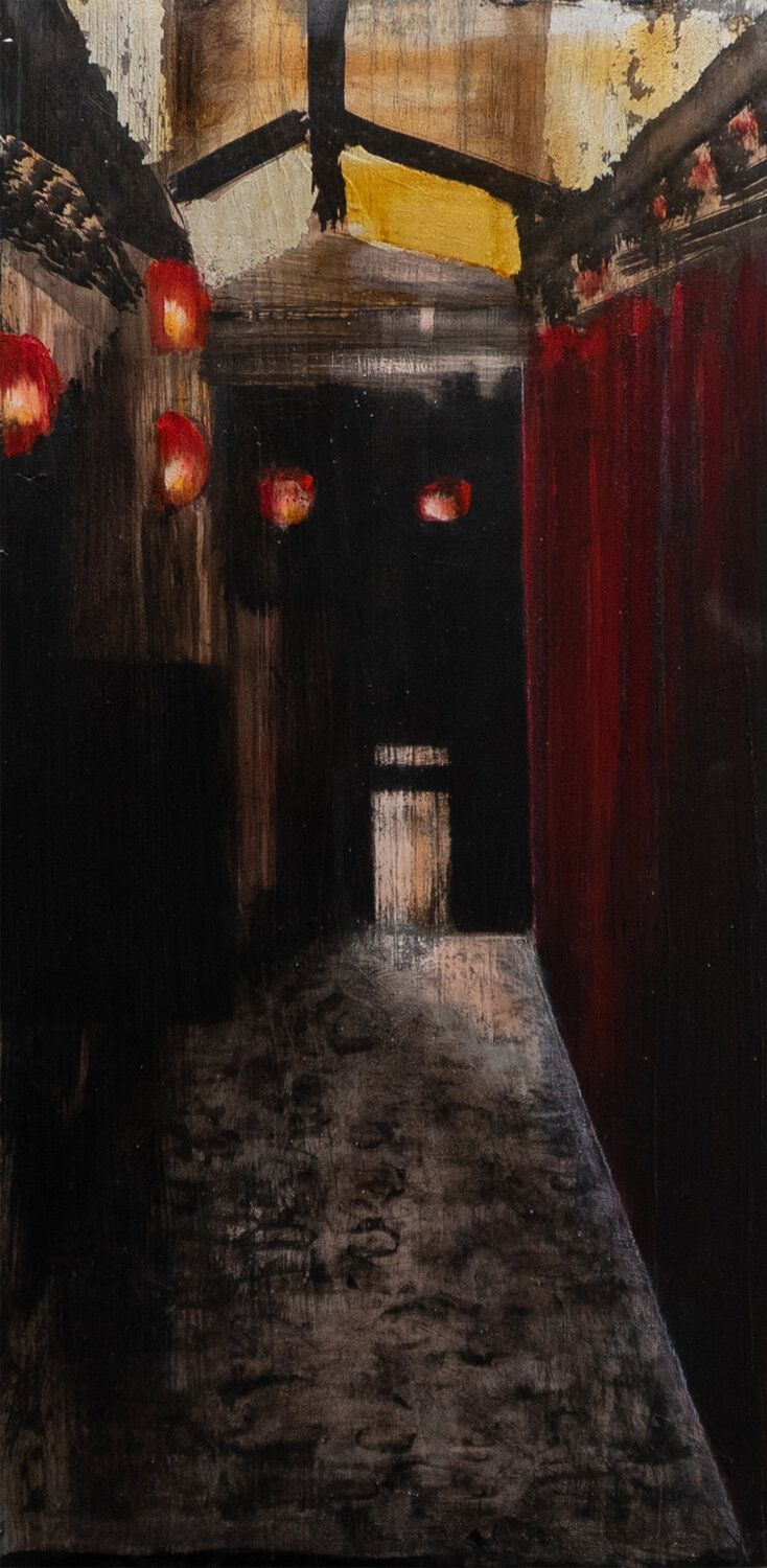 Teatro Luciana Livi Original painting for sale