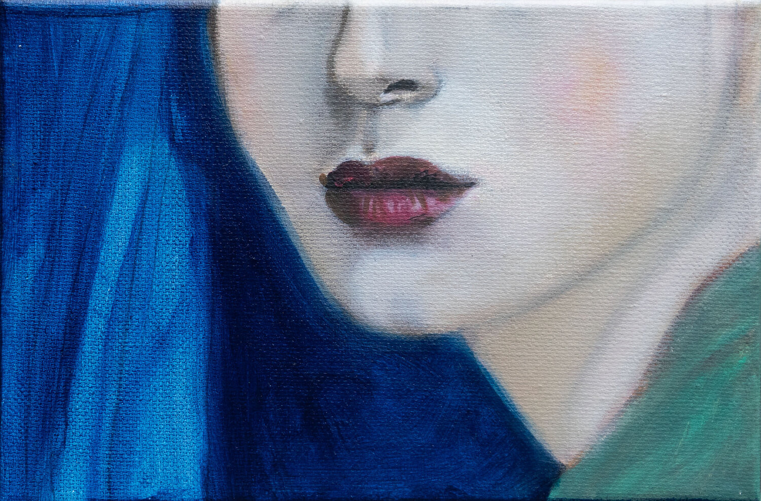 Cortigiana IV Luciana Livi Original painting for sale