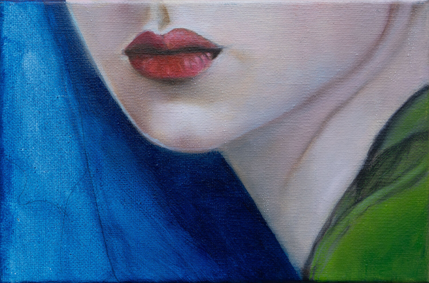 Cortigiana III Luciana Livi Original painting for sale