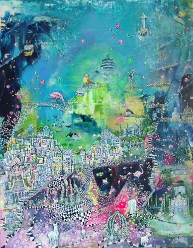 Orca Bay by Jaio DosAnjos, Painting for Sale on Select