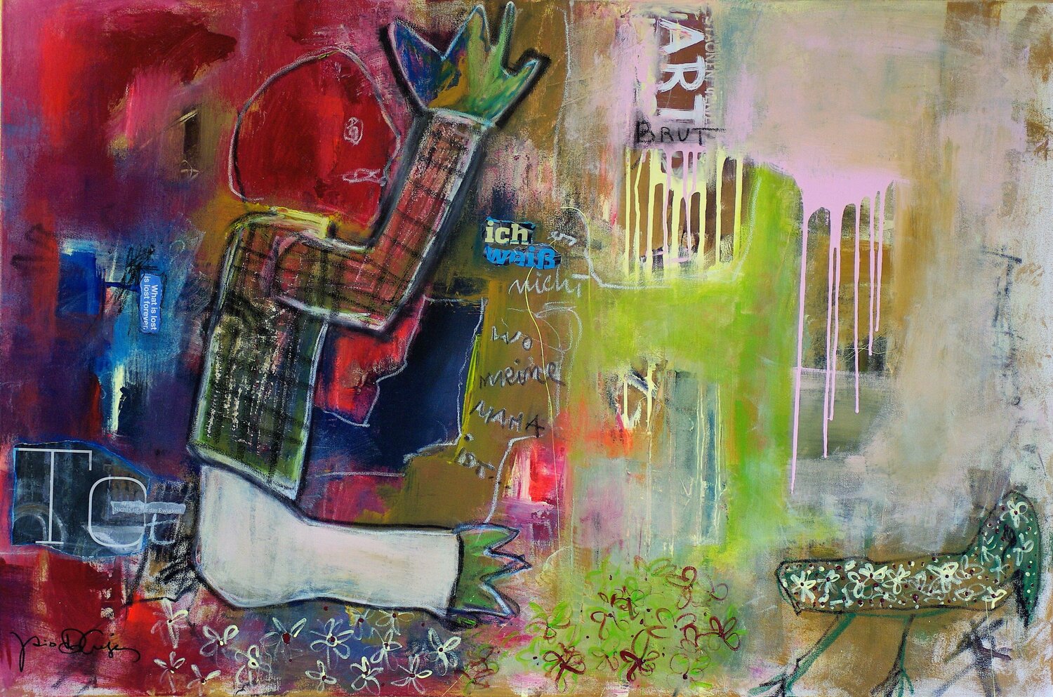 The day I did not remember myself Jaio DosAnjos Original painting for sale