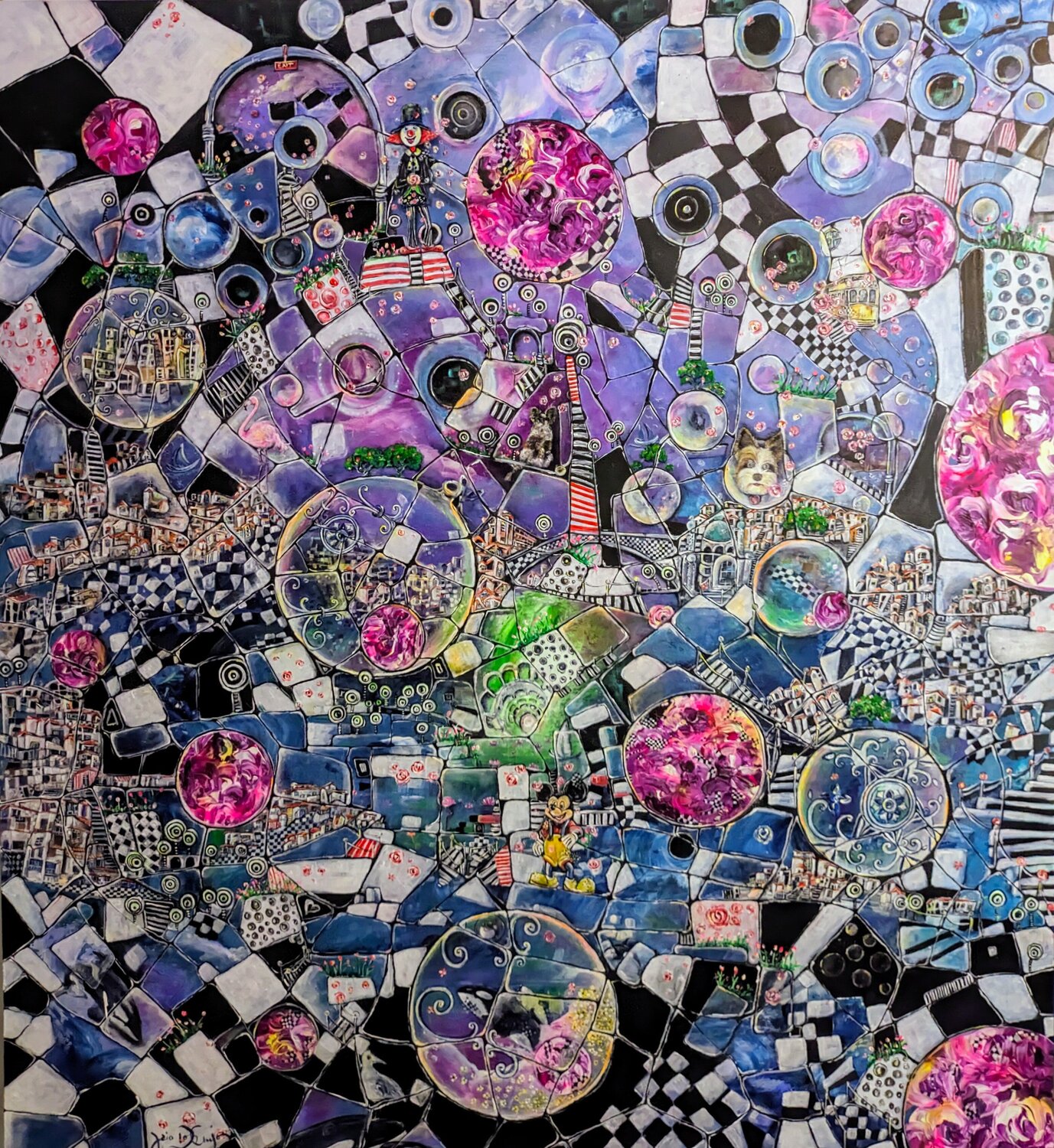 The Symphony of Chaos Jaio DosAnjos Original painting for sale