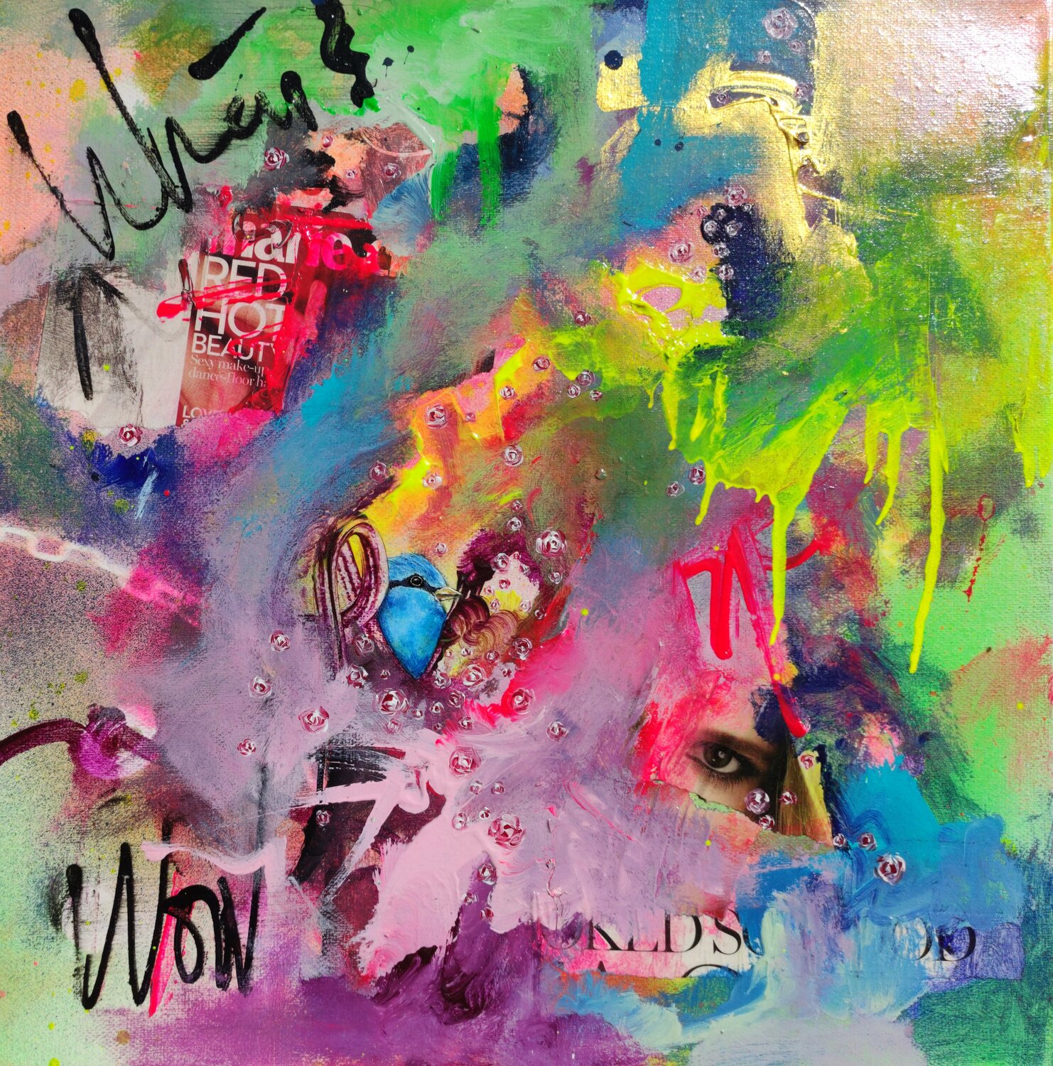BLUE Jaio DosAnjos Original painting for sale