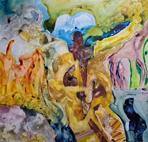 Intimate secrets by Leszek Nowak, Painting for Sale on Select