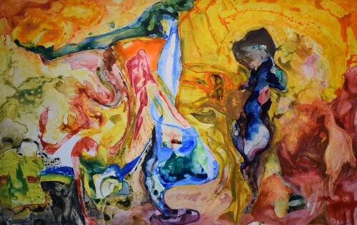 New path by Leszek Nowak, Painting for Sale on Select