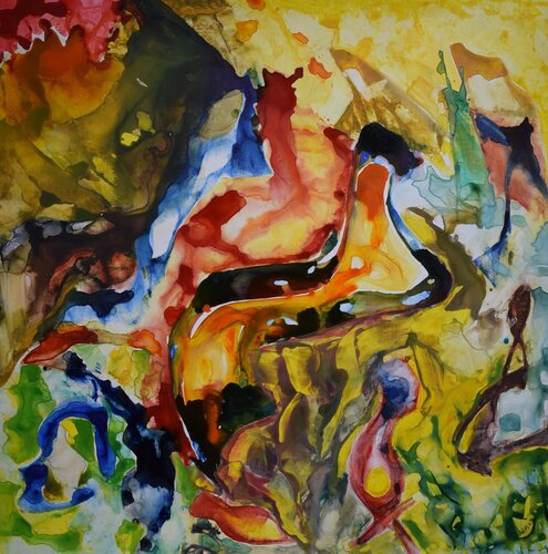 Creature is born by Leszek Nowak, Painting for Sale on Select