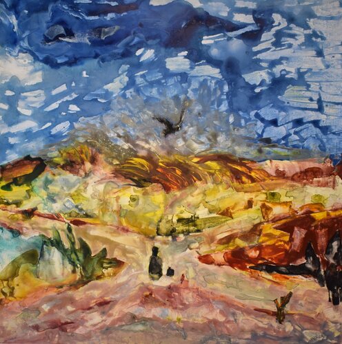 Landschaft: Farewell by Leszek Nowak, Painting for Sale on Select