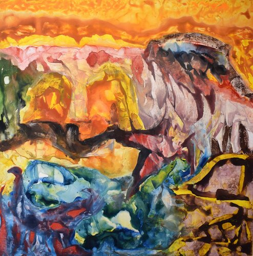 Landschaft: Entanglend truth by Leszek Nowak, Painting for Sale on Select