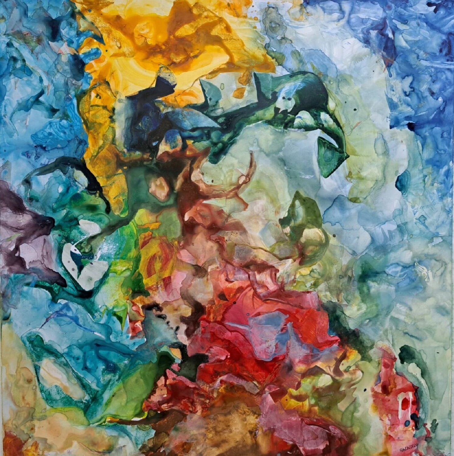 It won´t sink Leszek Nowak Original painting for sale