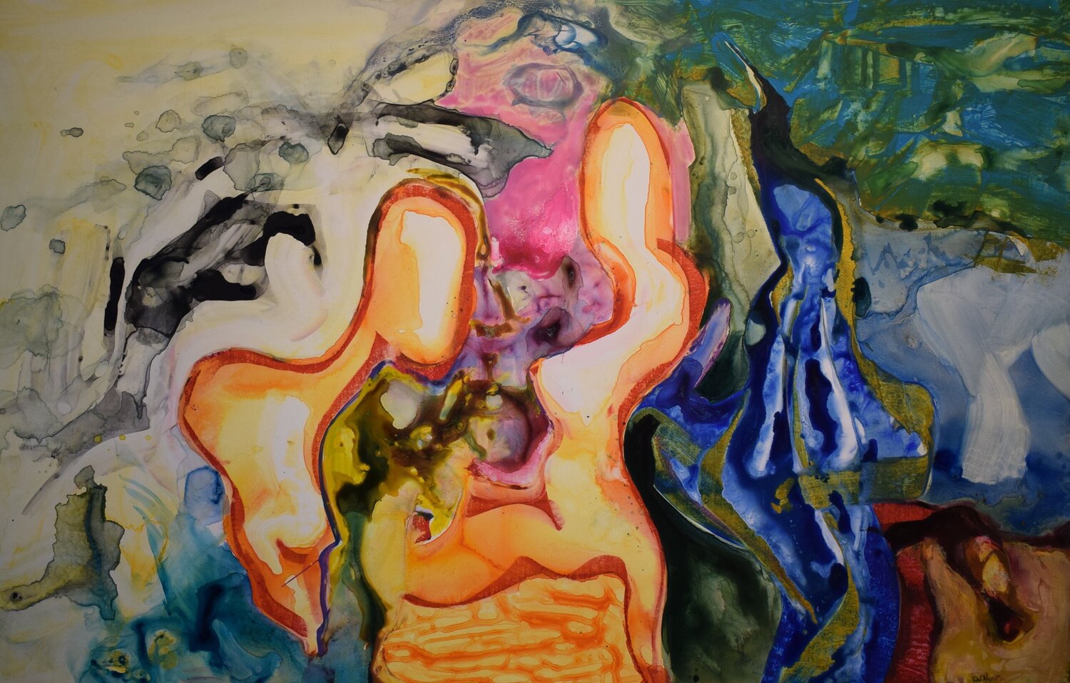 Oh my life, i love you more than life Leszek Nowak Original painting for sale