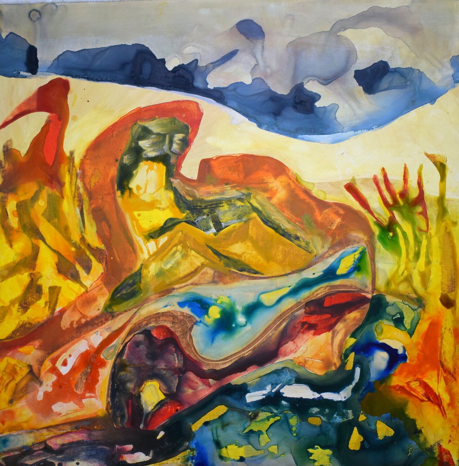 Hurt feelings Leszek Nowak Original painting for sale