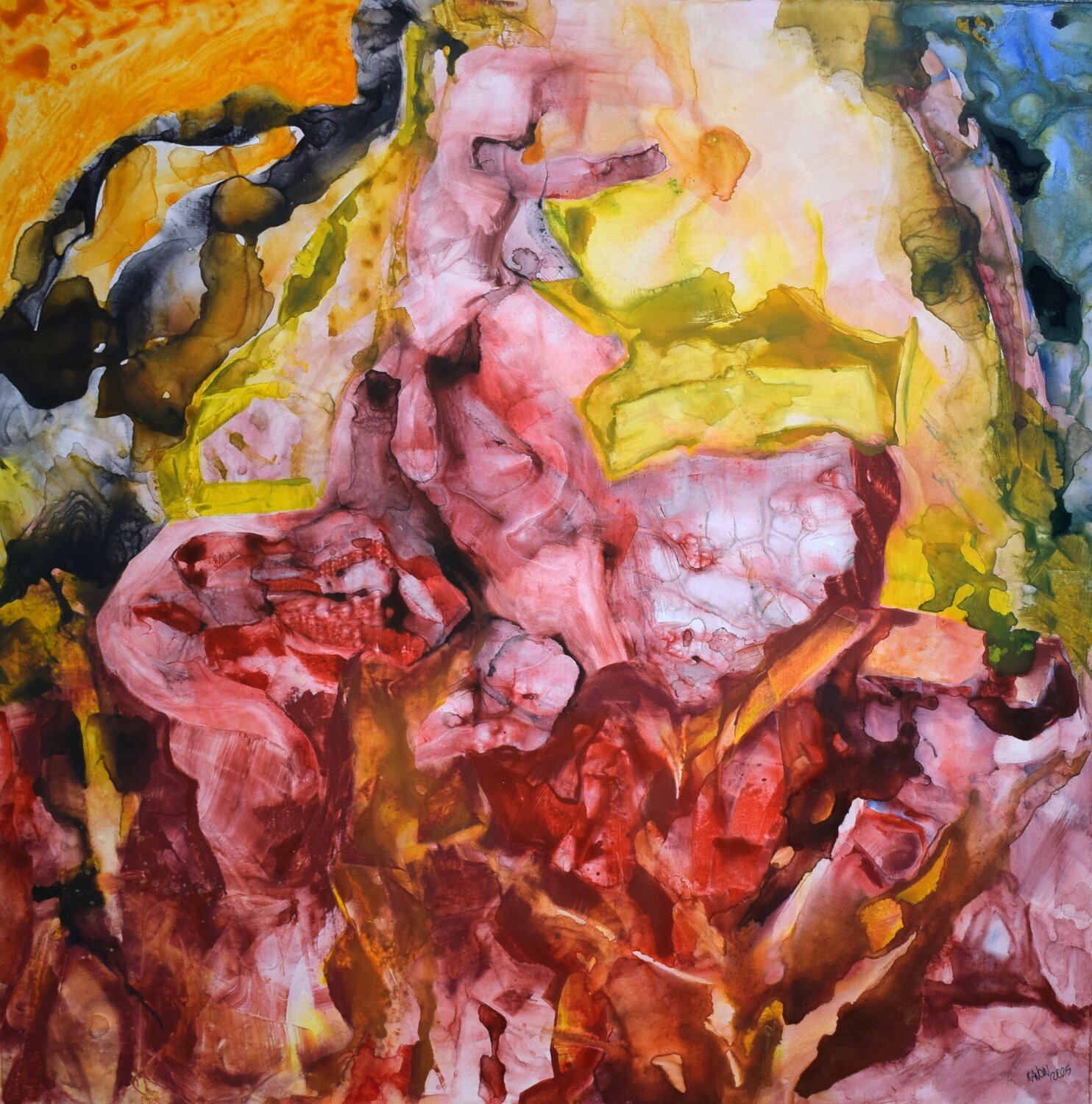 Grim truth I Leszek Nowak Original painting for sale
