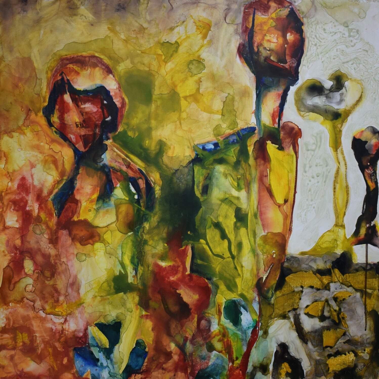 Bevor our time runs out Leszek Nowak Original painting for sale