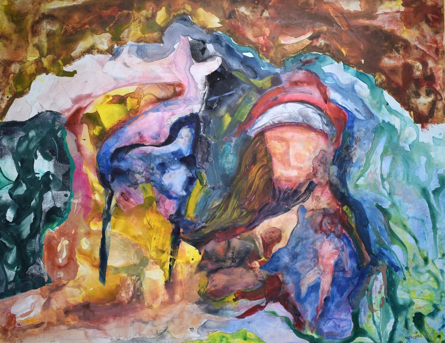 Our world is yet to come Leszek Nowak Originalgemälde zu verkaufen