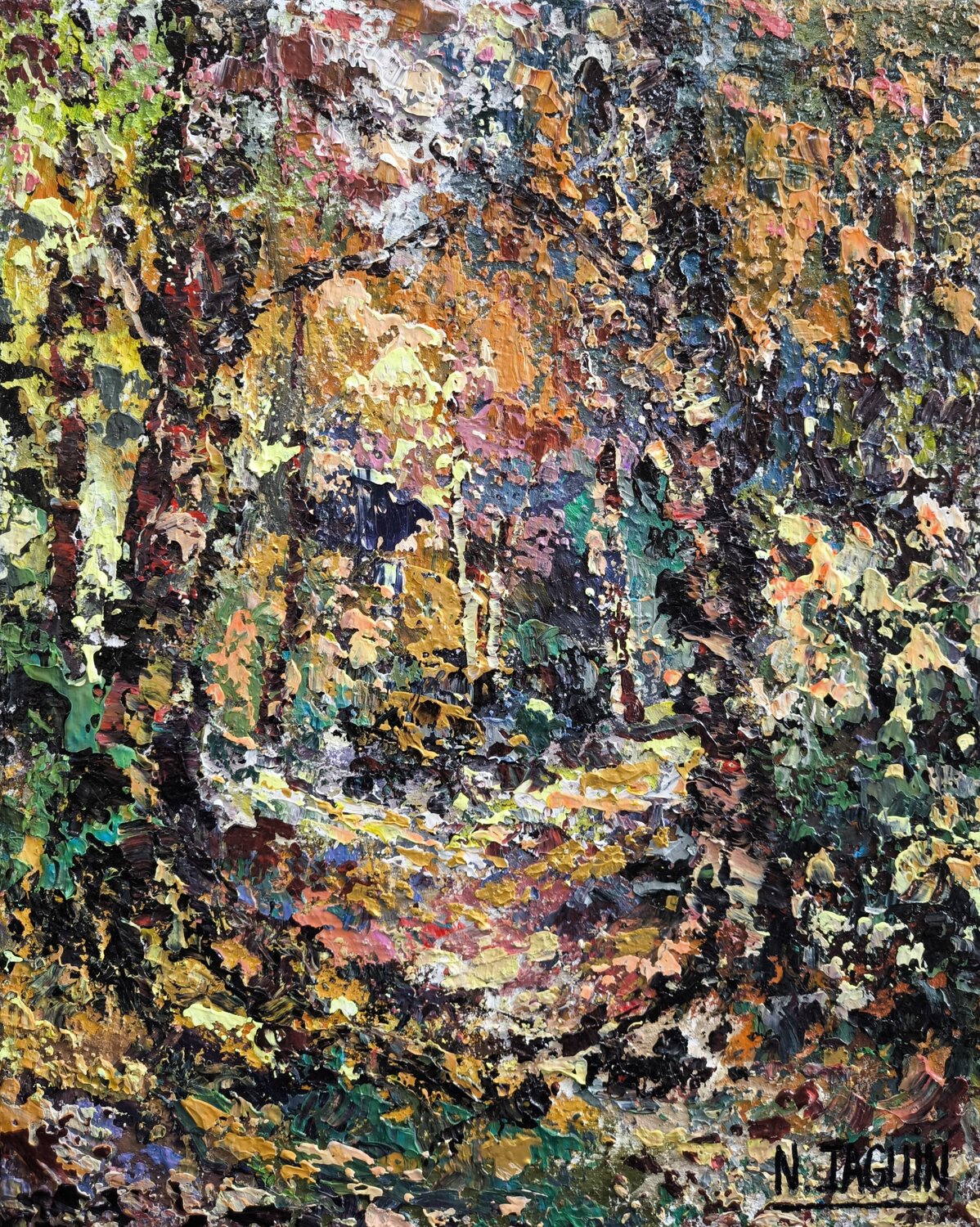 Aenor Nathalie Jaguin Original painting for sale