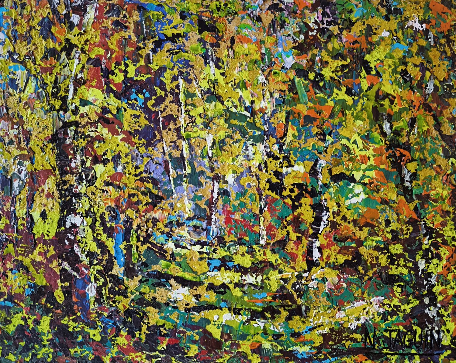 Melen Nathalie Jaguin Original painting for sale