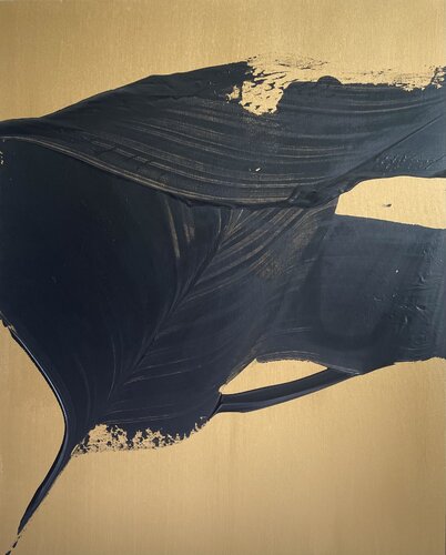 Elegy 10, Black Feather by Altone Mishino, Painting for Sale on Select