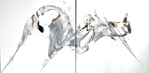 Gesture 2, Our Eternal Snows by Altone Mishino, Painting for Sale on Select