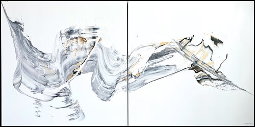 Gesture 3, Our intimate stratifications by Altone Mishino, Painting for Sale on Select