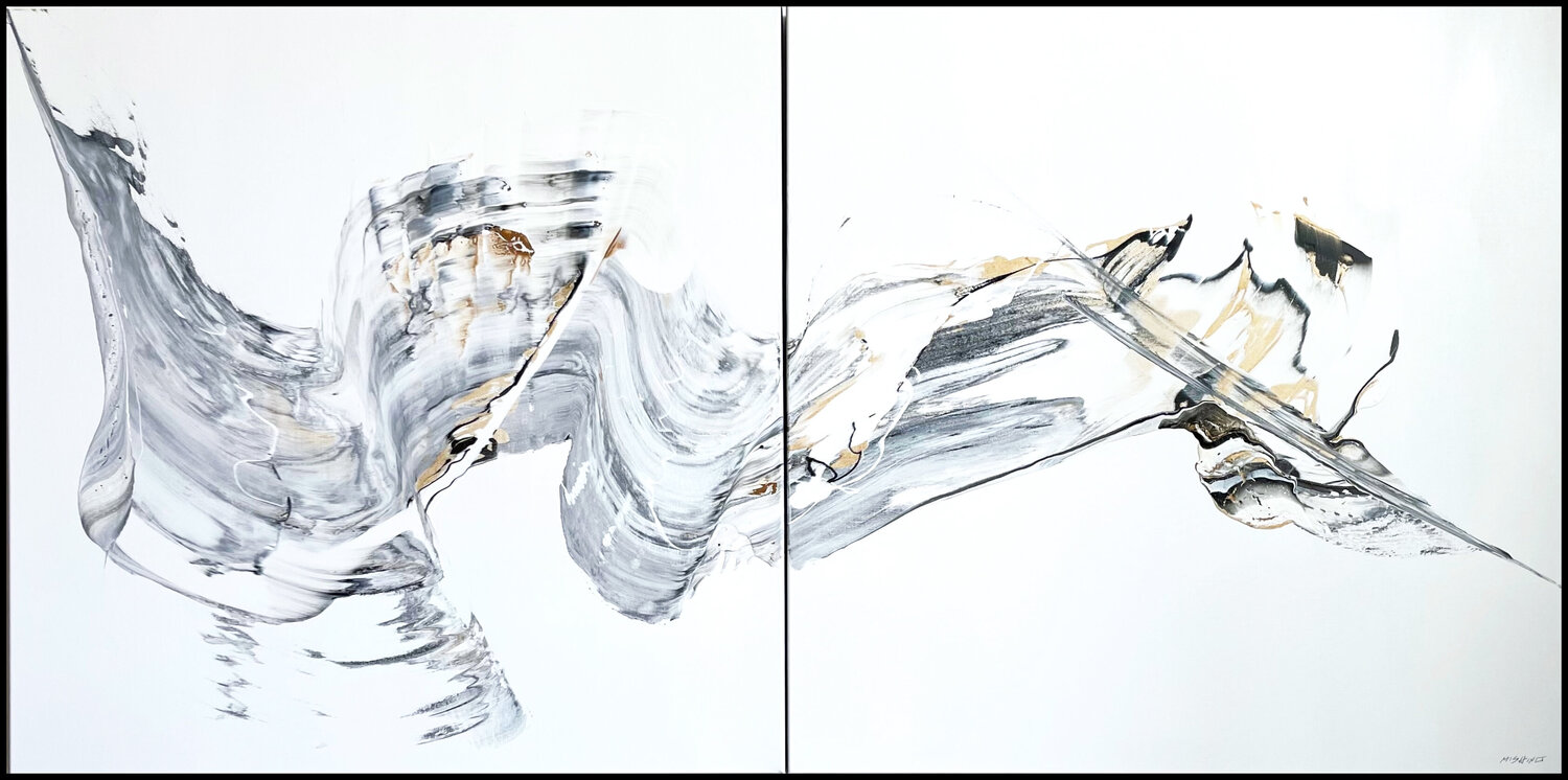 Gesture 3, Our intimate stratifications Altone Mishino Original painting for sale