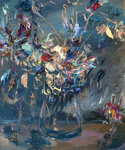 Non far spegnere quel fuoco by Antonio Lucarelli, Painting for Sale on Select