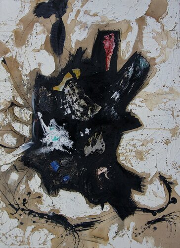 Un'ombra dentro l'anima, ma l'amore, l'amore ancora una volta a salvarci. by Antonio Lucarelli, Painting for Sale on Select