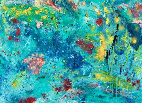 Il sogno delle orchidee by Antonio Lucarelli, Painting for Sale on Select