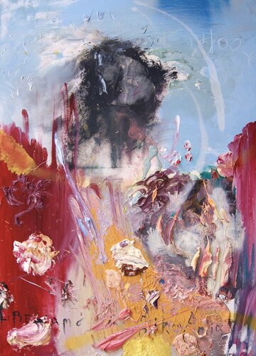 Liberiamo la Birmania a colpi di touché by Antonio Lucarelli, Painting for Sale on Select