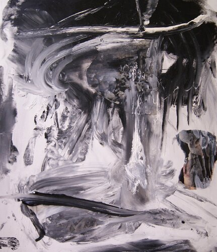 Grave e oscura l'esistenza senza pace. by Antonio Lucarelli, Painting for Sale on Select