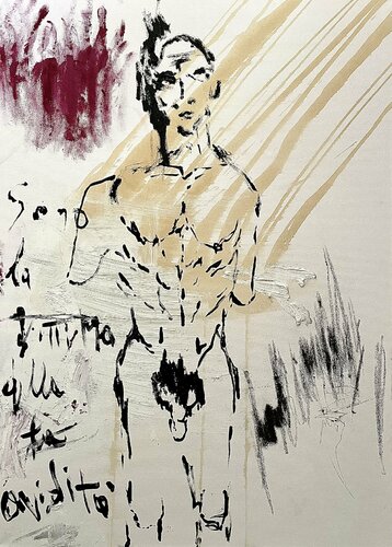 L’avidità by Antonio Lucarelli, Painting for Sale on Select