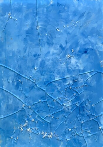 Cielo scomposto by Antonio Lucarelli, Painting for Sale on Select
