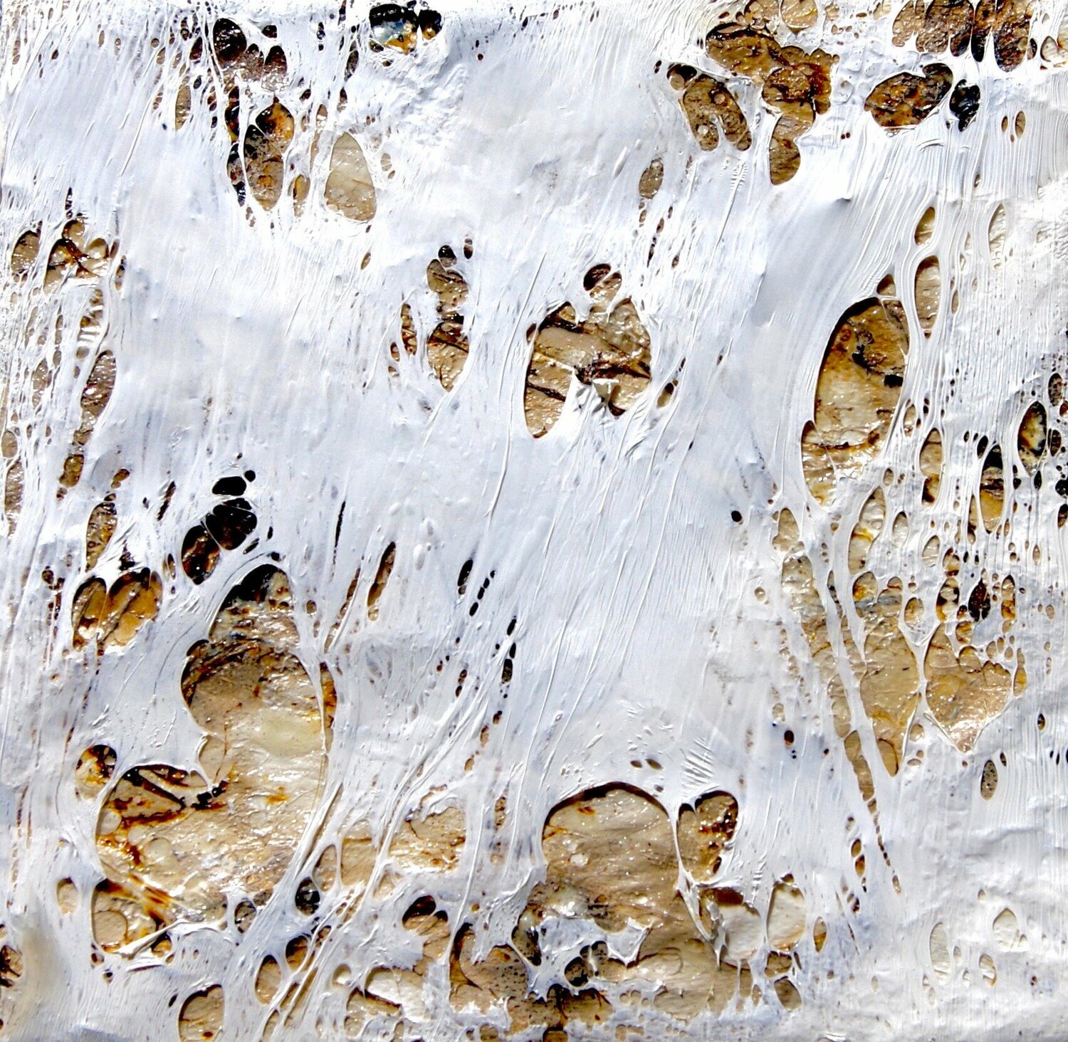 La verità sta nel profondo ma la supercie è infinita. Antonio Lucarelli Original painting for sale