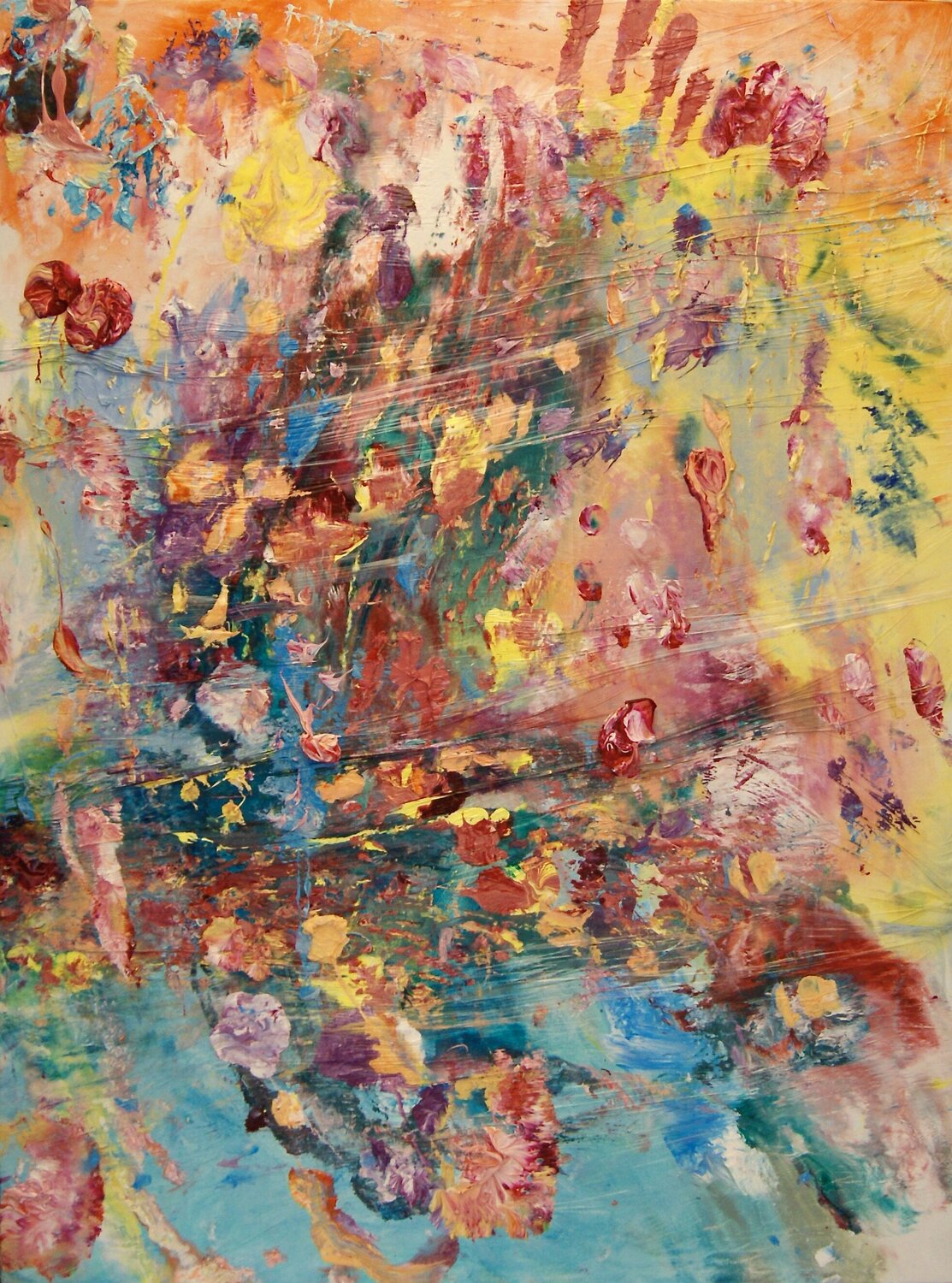 L'urlo della farfalla. Antonio Lucarelli Original painting for sale