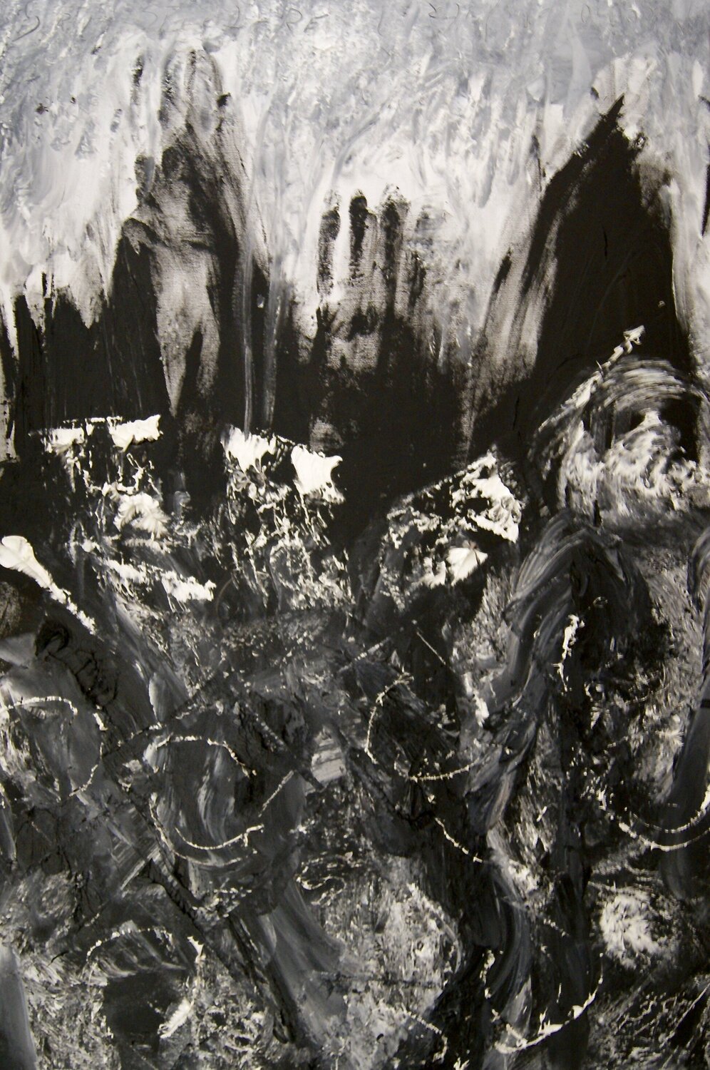 Quei momenti in cui la strada è persa. Antonio Lucarelli Original painting for sale
