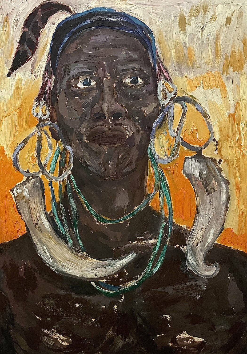 Il guerriero Antonio Lucarelli Original painting for sale