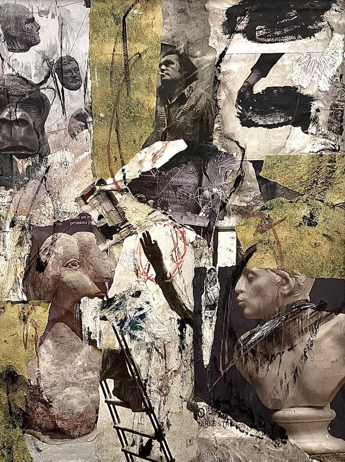 Il contrasto Antonio Lucarelli Original painting for sale