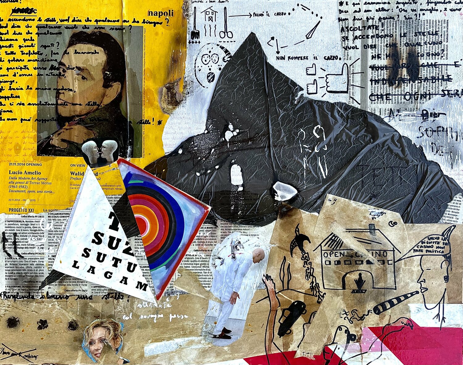 Ascoltate Antonio Lucarelli Original painting for sale