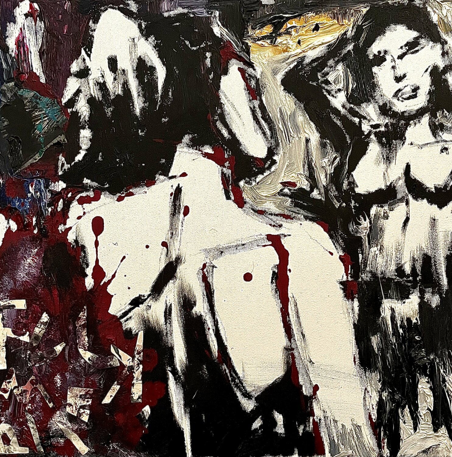La trasformazione Antonio Lucarelli Original painting for sale
