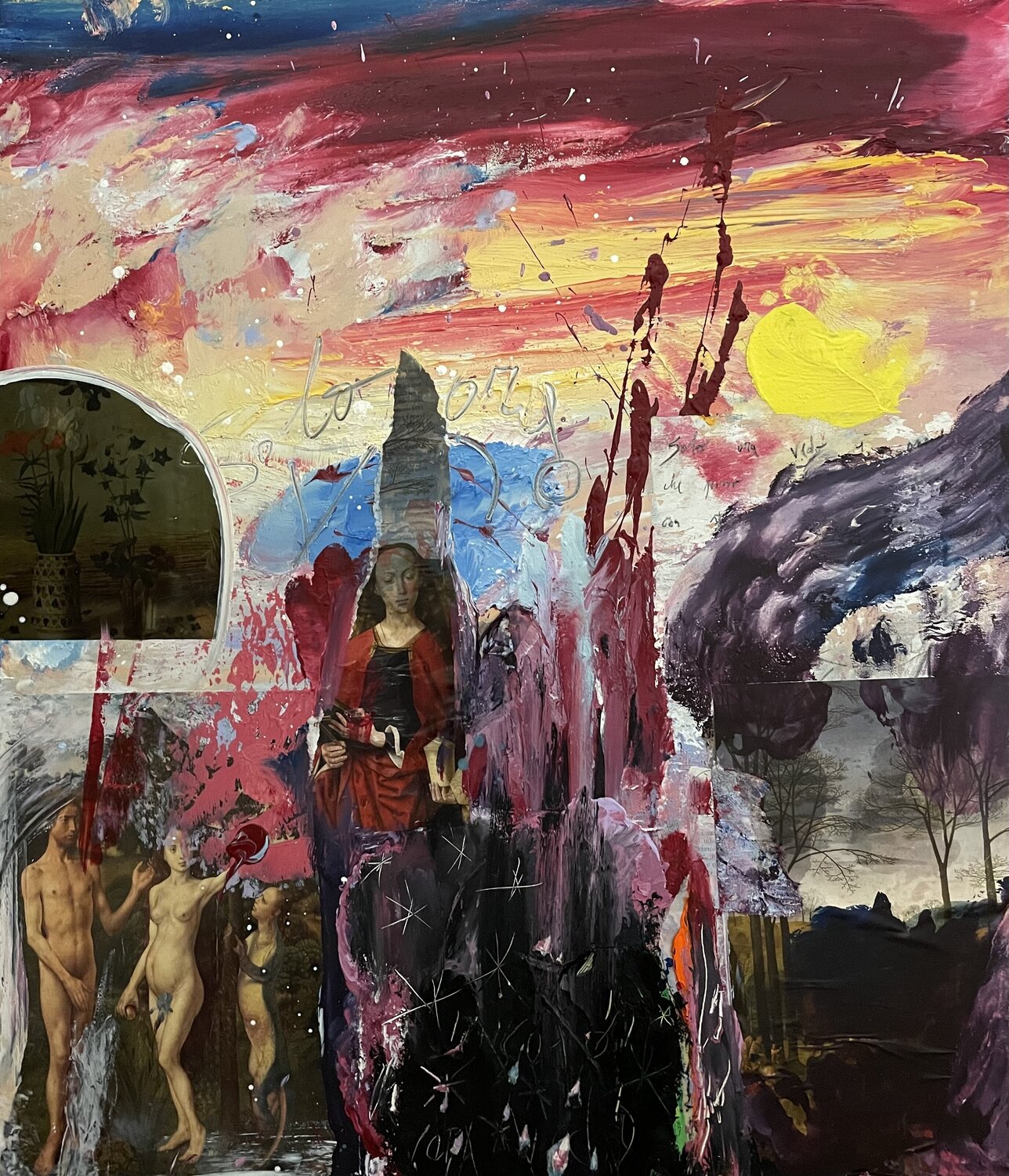 É questa l’ora Antonio Lucarelli Original painting for sale