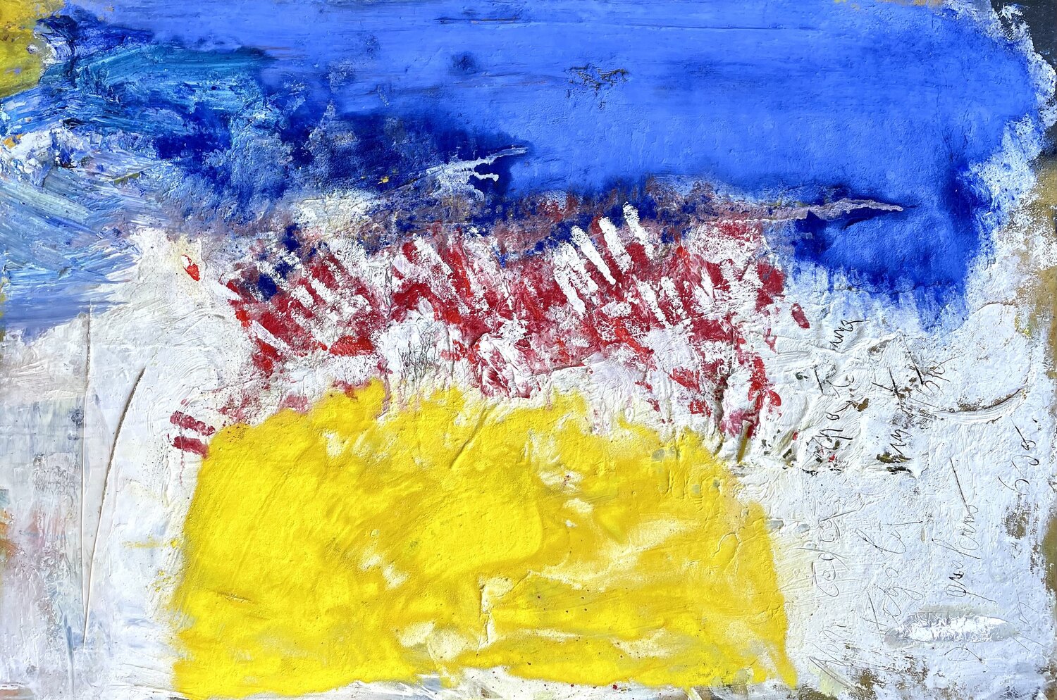 È ritrovata. Antonio Lucarelli Original painting for sale