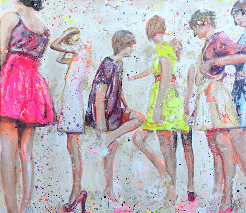 Backstage by Astrid Stöfhas, Painting for Sale on Select