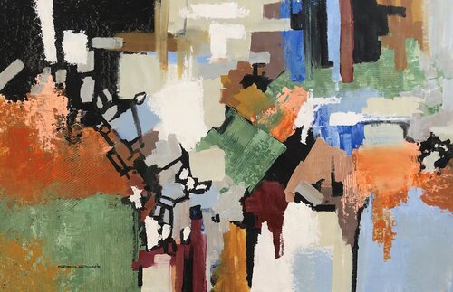 Au vent salé by Dam Domido, Painting for Sale on Select
