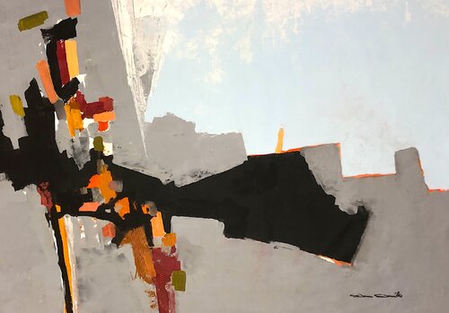 Ombres et lumière sur le Fort Carré d'Antibes by Dam Domido, Painting for Sale on Select
