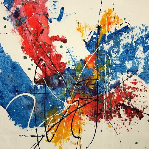 I colori del mondo by Dam Domido, Painting for Sale on Select