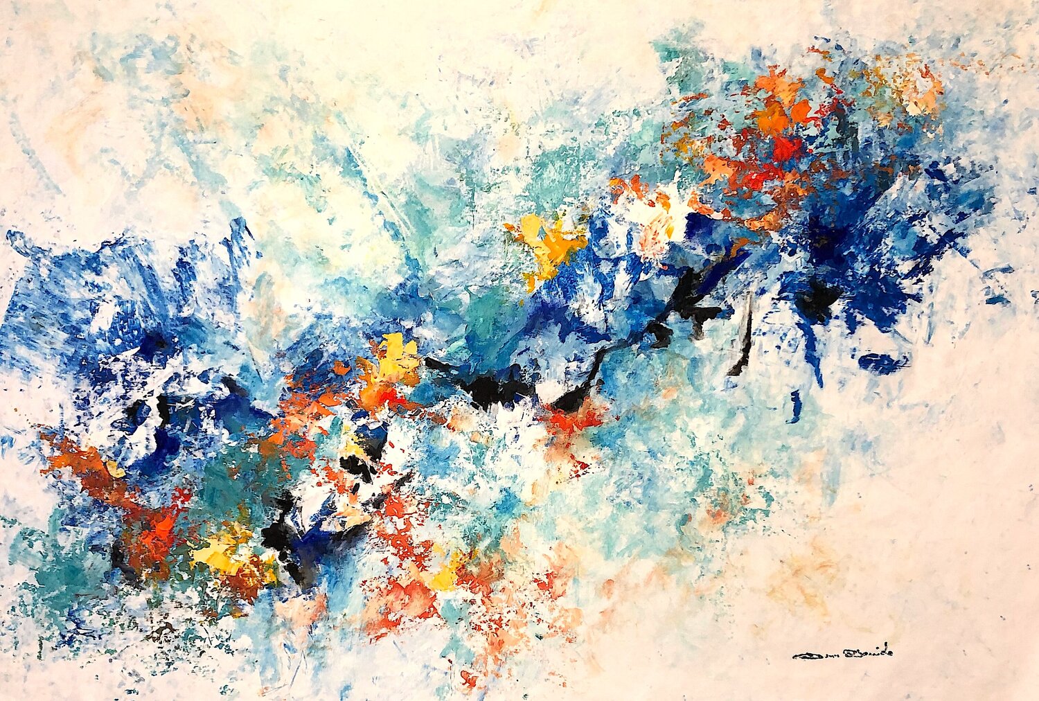 Résilience Dam Domido Original painting for sale