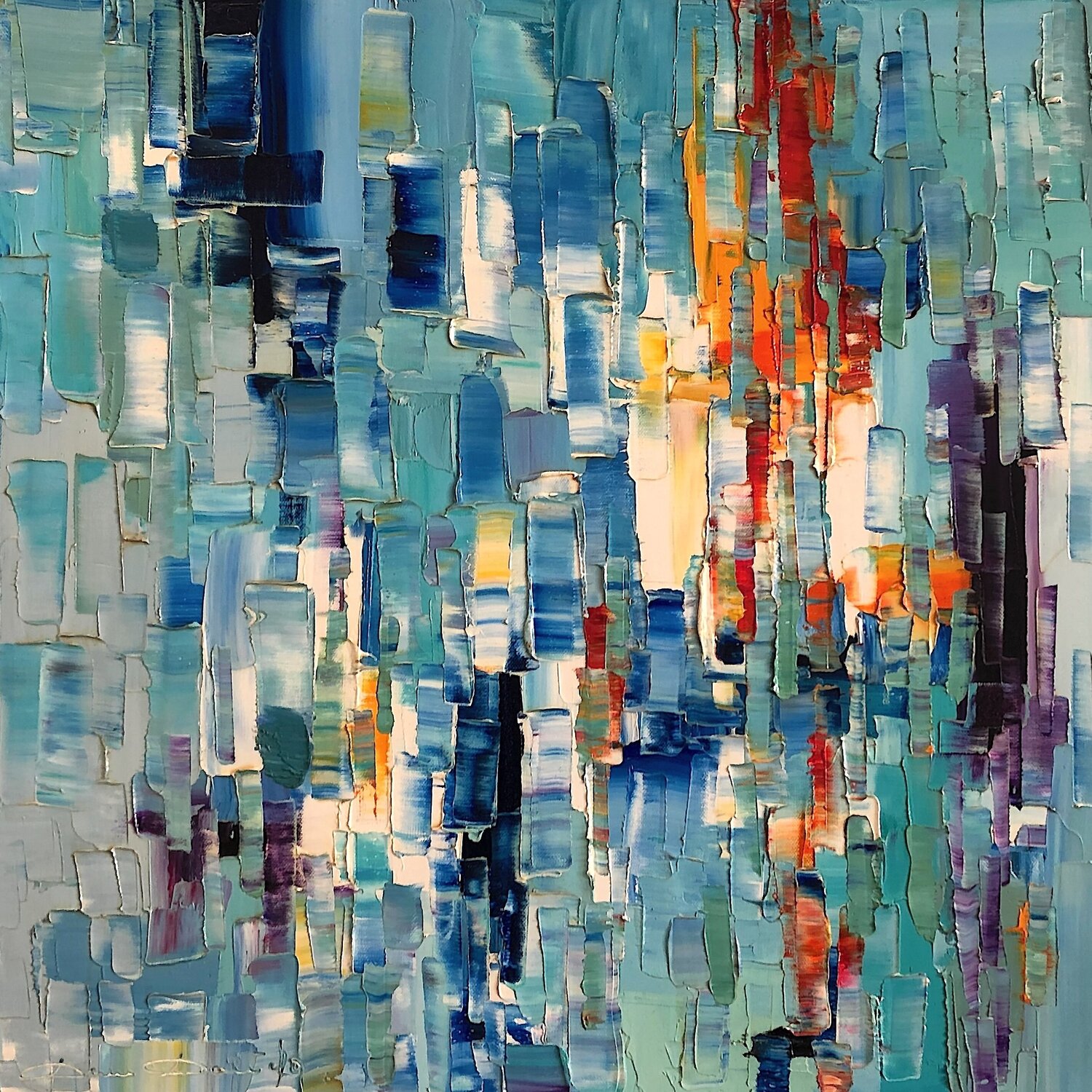 Dawn is coming... Dam Domido Original painting for sale