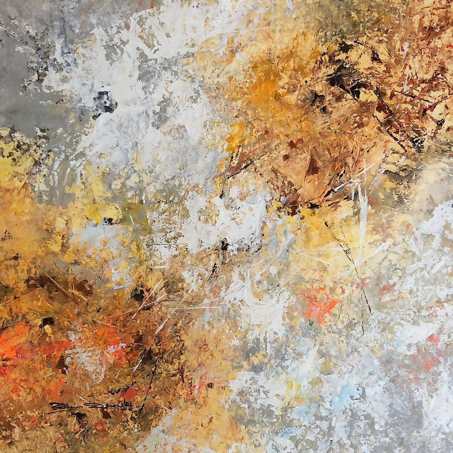 New morning light Dam Domido Original painting for sale