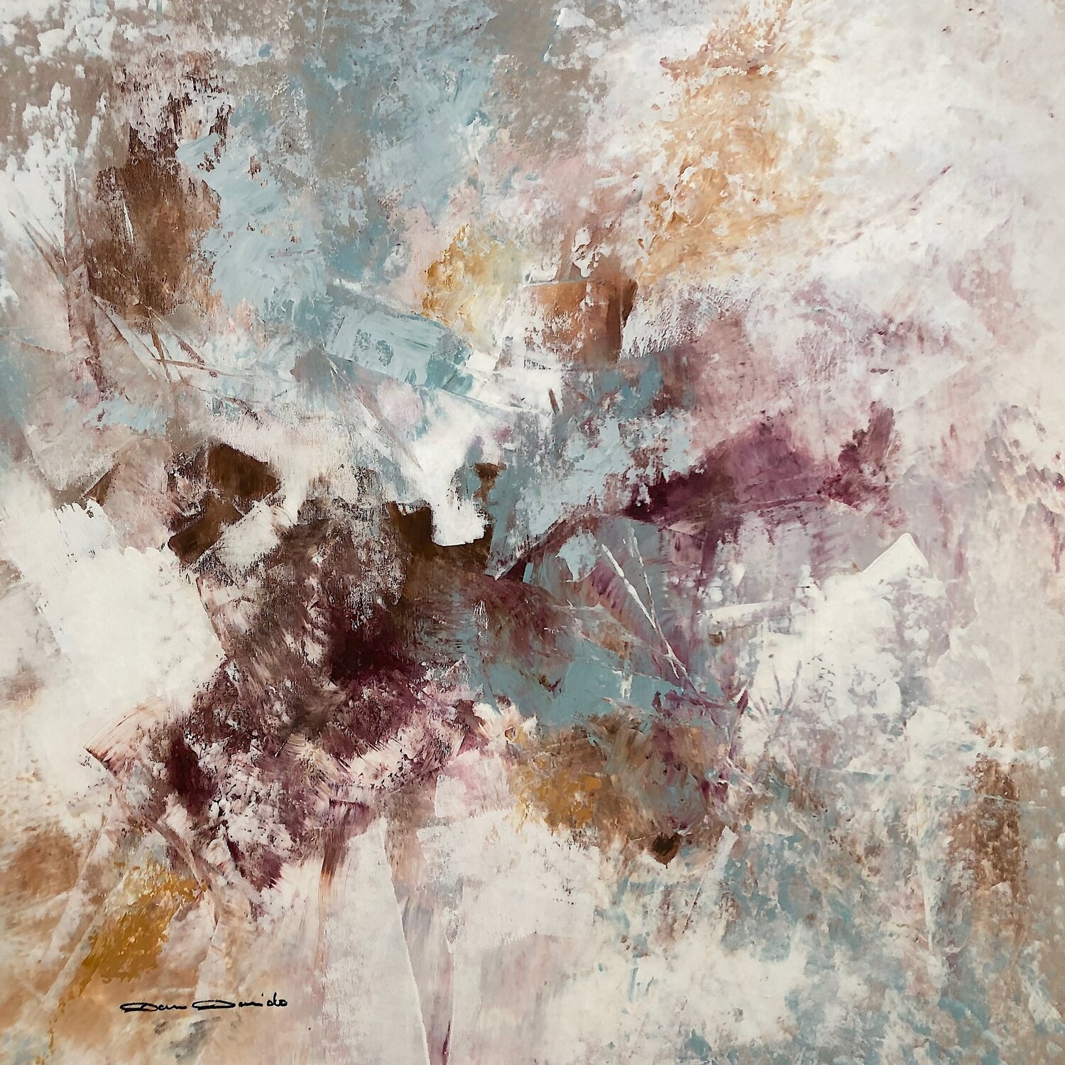 Fragmentation Dam Domido Original painting for sale