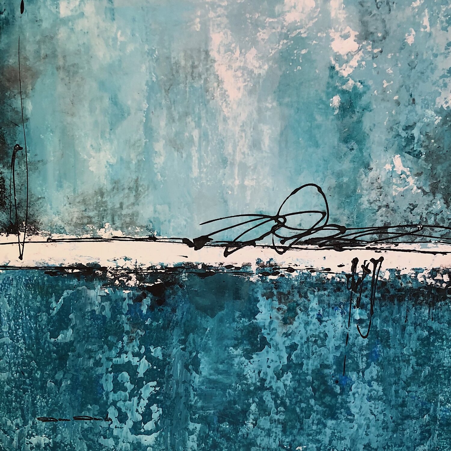 Not a seascape, not a Rothko Dam Domido Original painting for sale